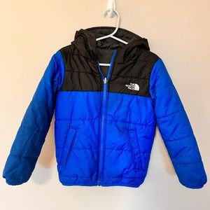 Reversible toddler north face puffer (4T)